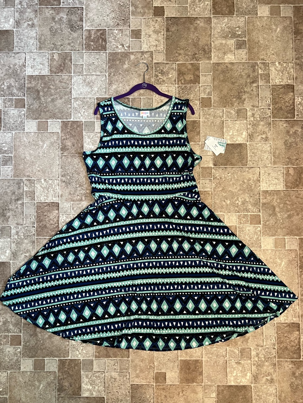 NWT 2X LuLaRoe Nicki Dress